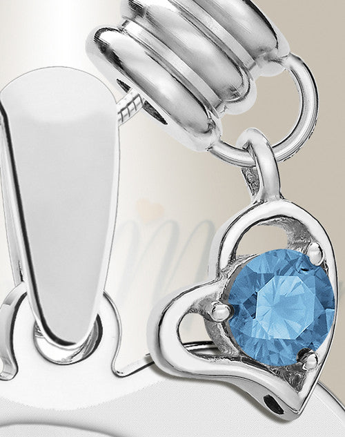 December Heart Photo Engraved Stainless
