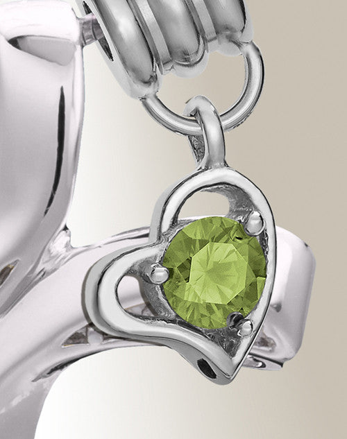 Silver August Forever Cross Cremation Jewelry