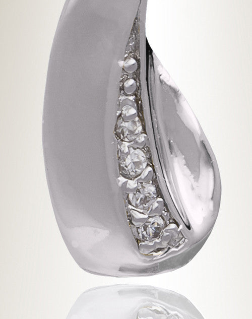 Silver March Forever Cross Cremation Jewelry