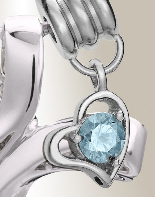 Silver March Forever Cross Cremation Jewelry