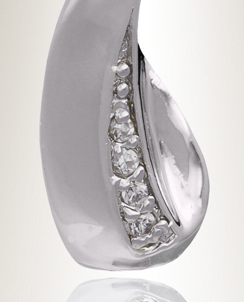 Silver November Forever Cross Cremation Jewelry