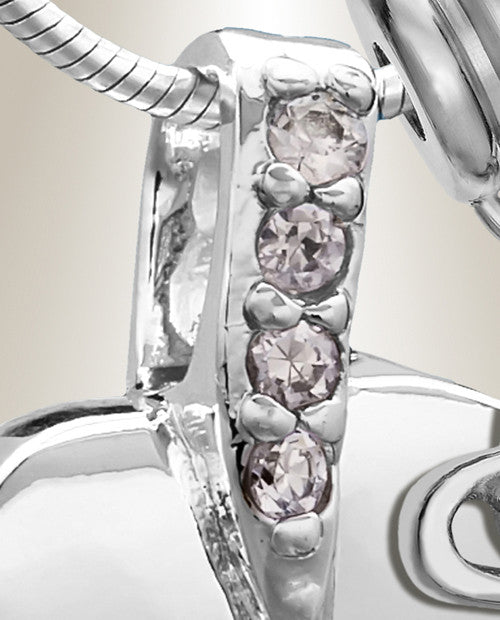Silver June Heavenly Heart Cremation Jewelry