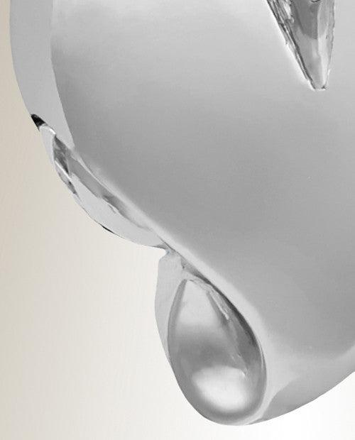 Silver November Heavenly Heart Cremation Jewelry
