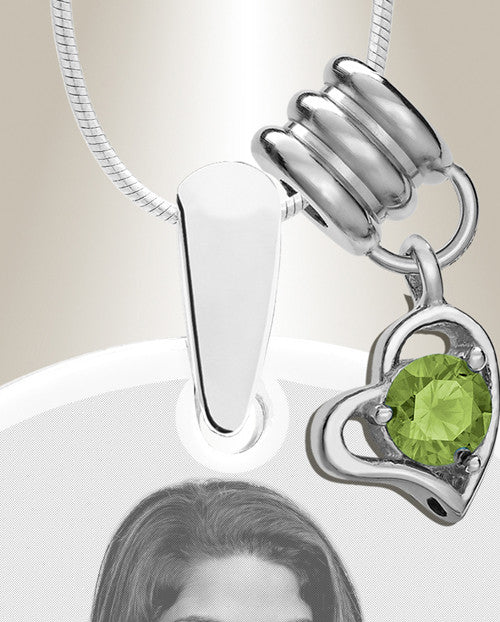 Large Photo August Dog Tag Stainless Engraved