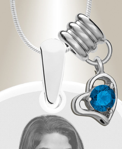 Large Photo September Dog Tag Stainless Engraved