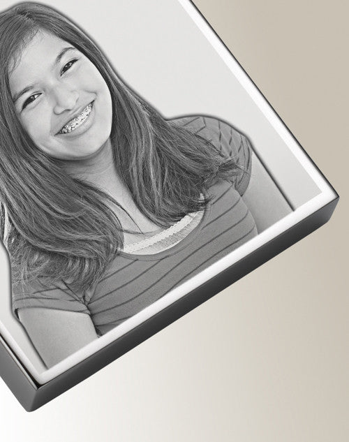 Stainless Steel Boxed Photo Engraved Keychain