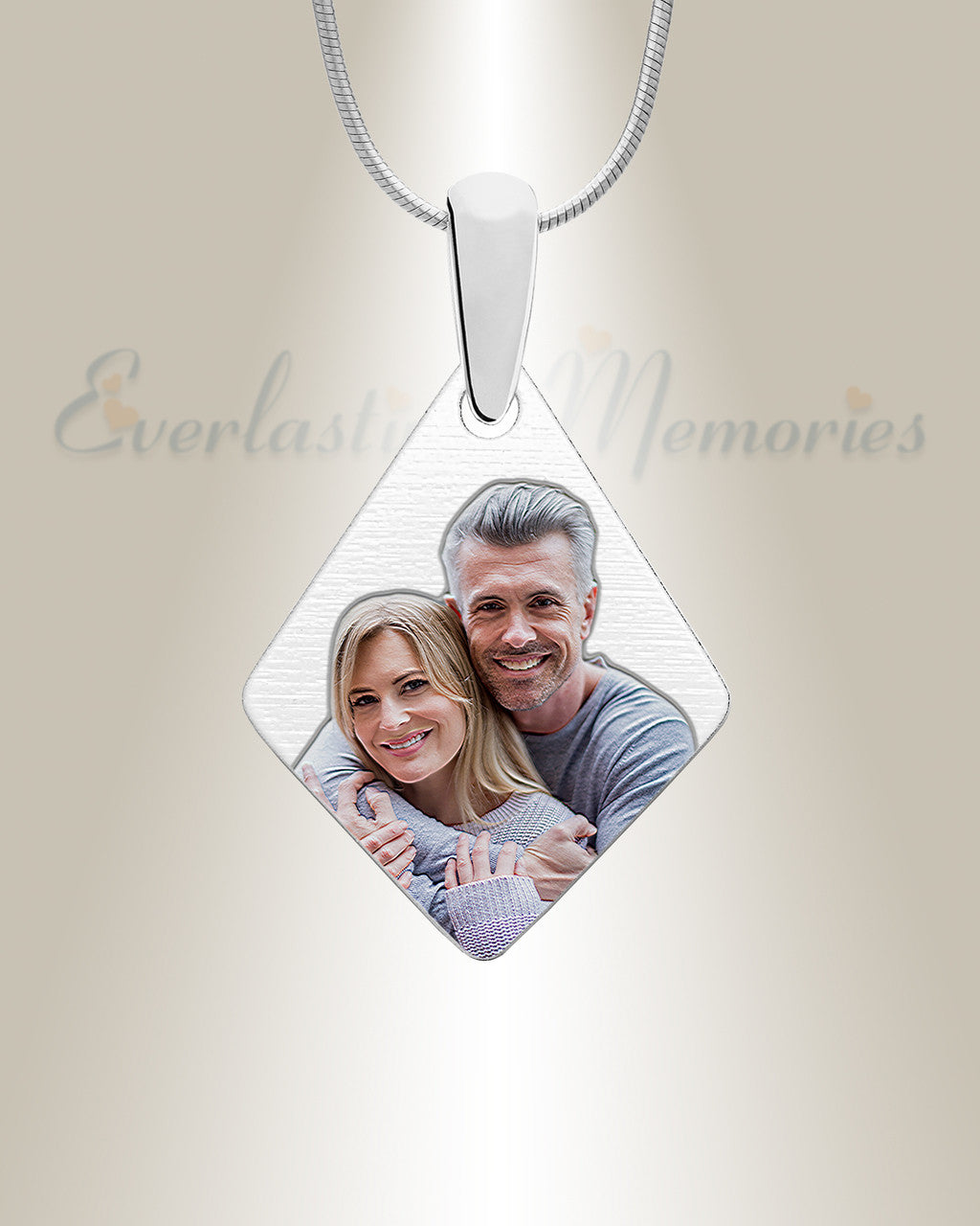 Silver Fly Me A Kite Color Photo Pendant