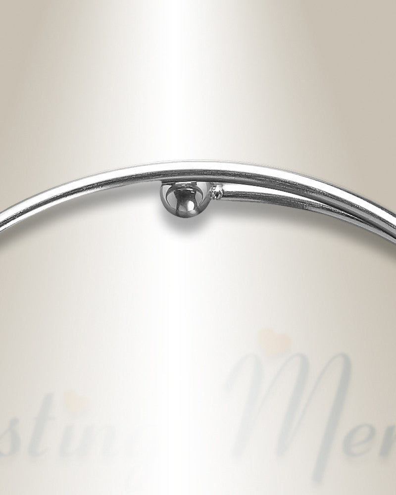 Sophisticated Stainless Steel  Fly Me A Kite Photo Engraved Bracelet