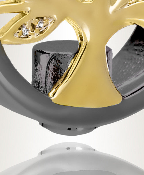 Black and Gold Ancestry Memorial Jewelry