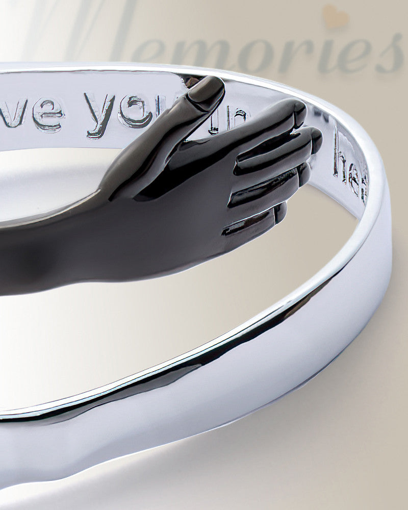Stainless Steel Forever Embraced Bracelet Cremation Jewelry
