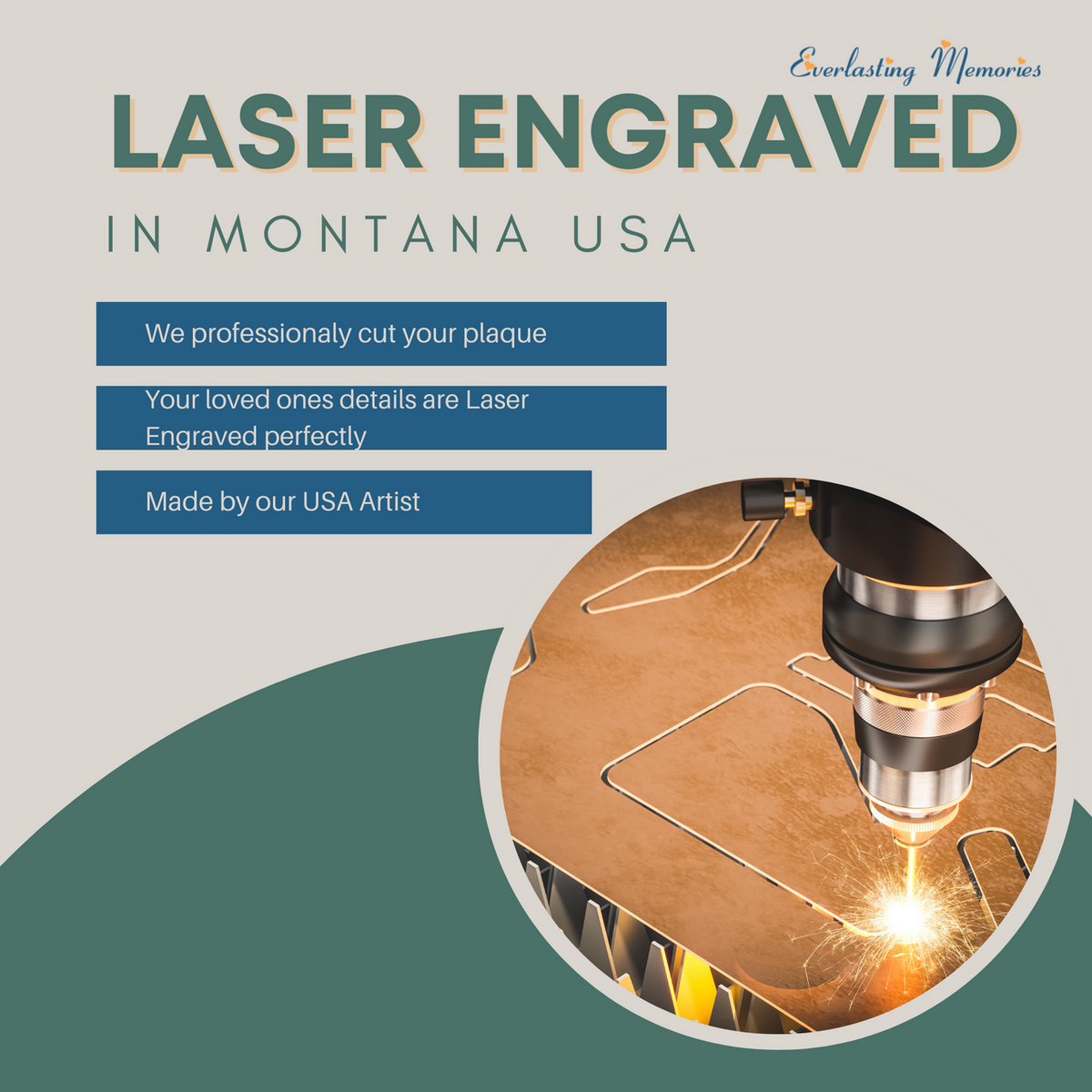 Crater Easel Engraved Plate