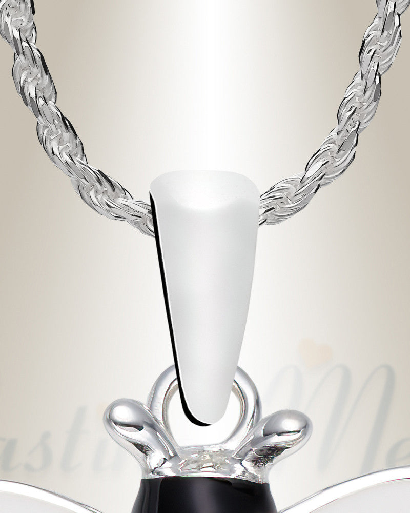 Sterling Silver Bumble Bee Cremation Urn Pendant