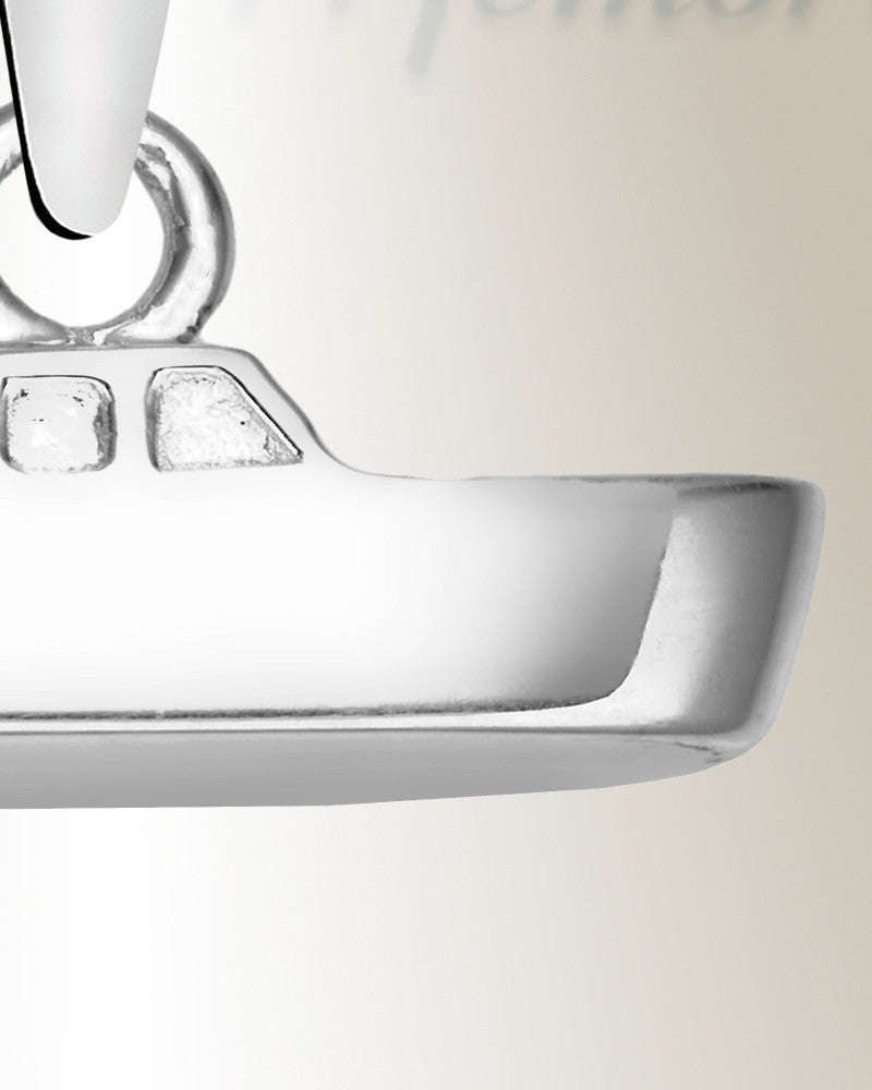 Sterling Silver Drifting Love Cremation Urn Pendant