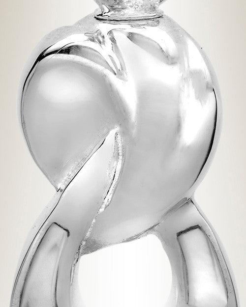 14K White Gold Everlasting Companion Infinity Jewelry Urn