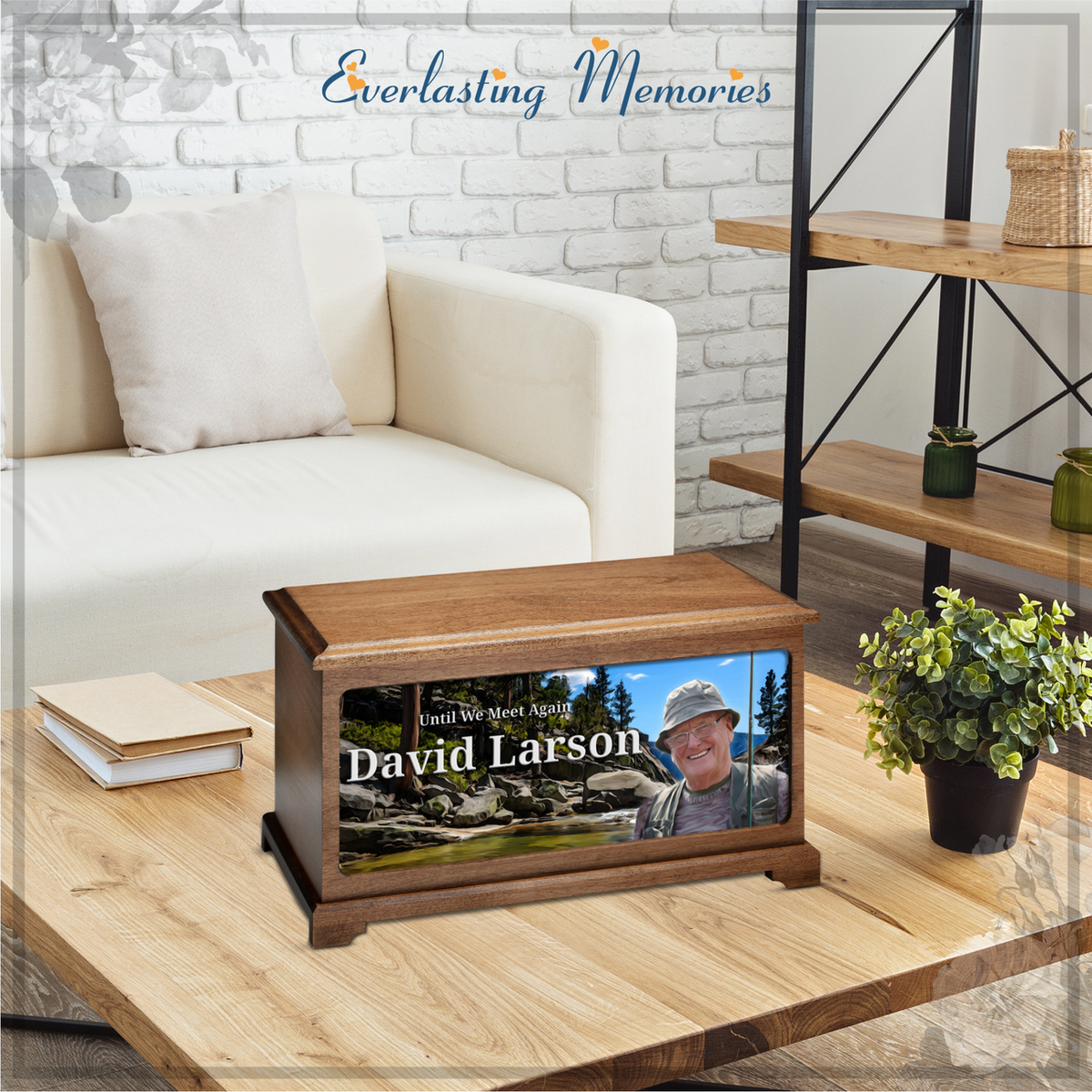 Mountain Creek Photo Urn For Ashes