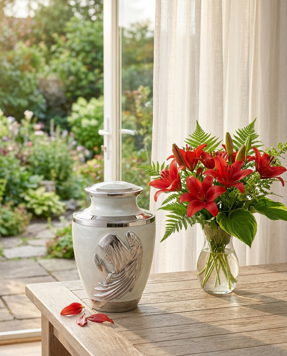 In Prayer Cremation Urn