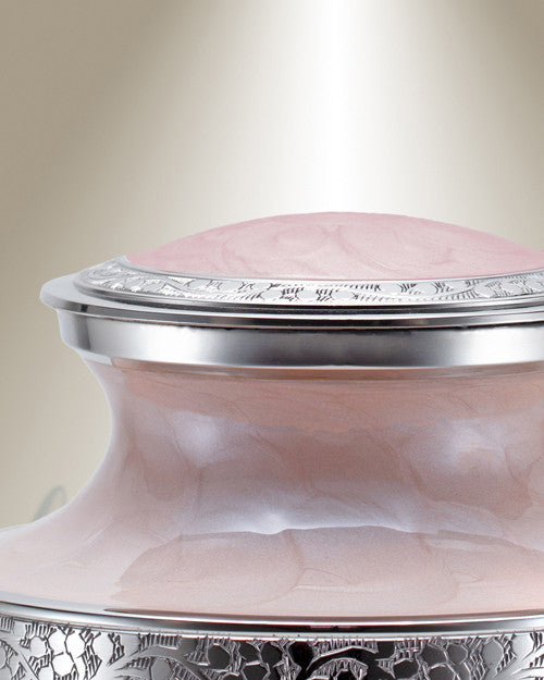 Pink Angel Wings Individual Cremation Urn