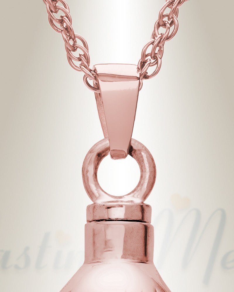 14K Rose Gold Shells Urn Necklace