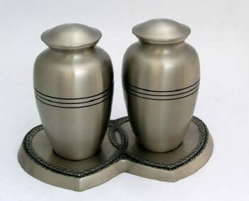 Pewter Companion Cremation Urn