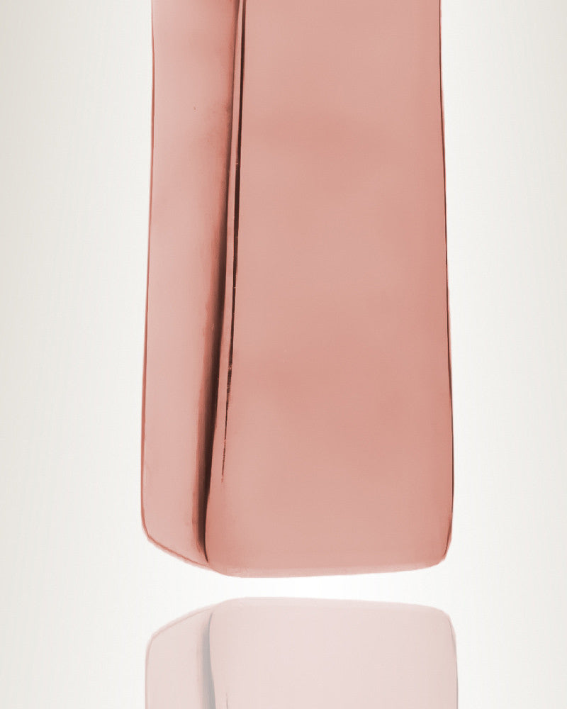 14K Rose Gold Parchment Cross Memorial Pendant