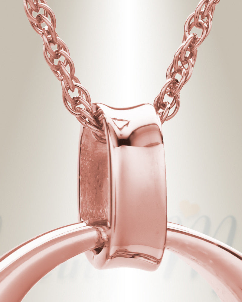 14K Rose Gold Timeless Cremation Pendant