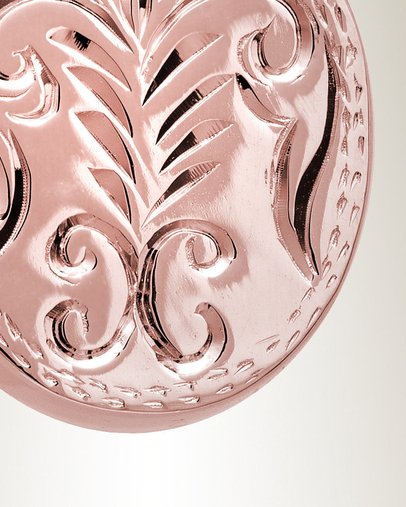 14K Rose Gold Majesty Round Urn Keepsake