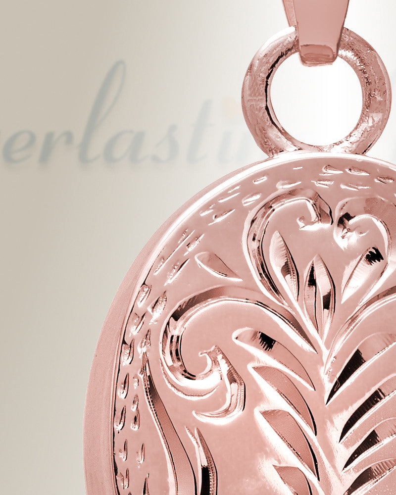 14K Rose Gold Majesty Round Urn Keepsake