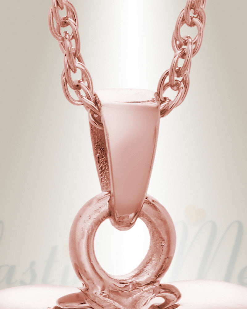 14K Rose Gold Purity Heart Urn Jewelry