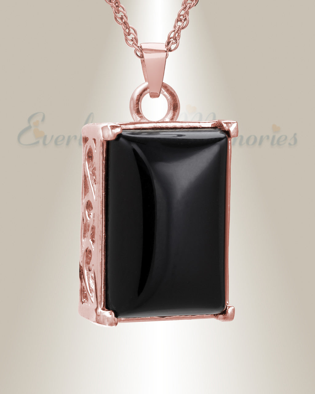14K Rose Gold Devotion Funeral Jewelry