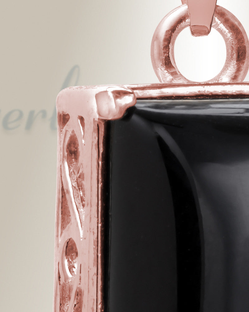 14K Rose Gold Devotion Funeral Jewelry