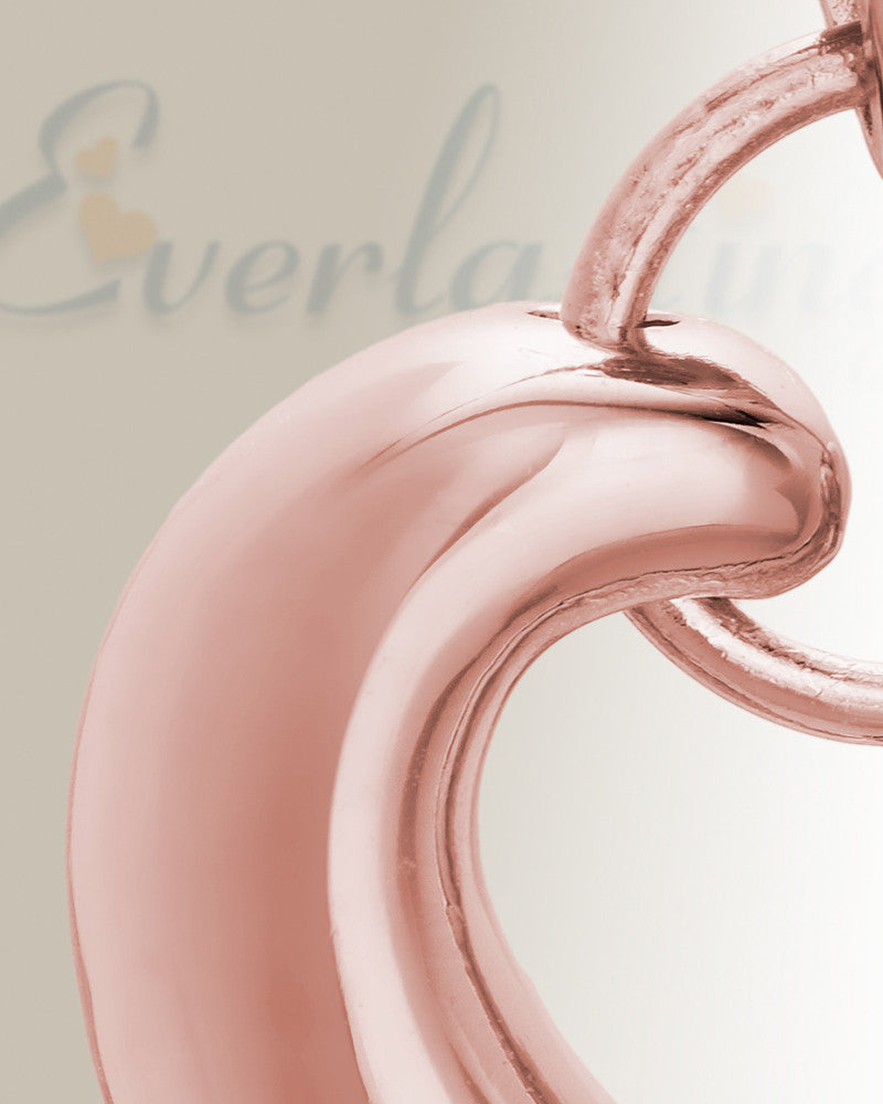 14K Rose Gold Loyalty Heart Cremains Jewelry