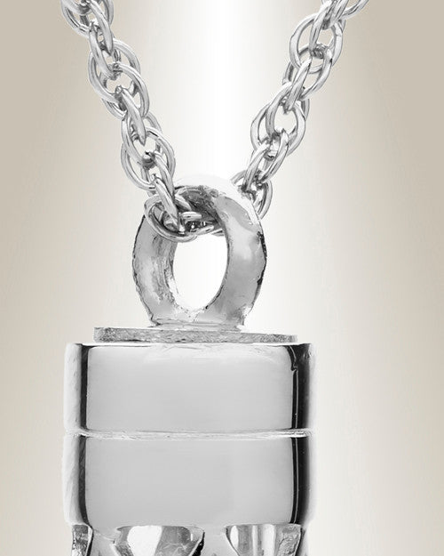 White Gold Adoration Memorial Locket