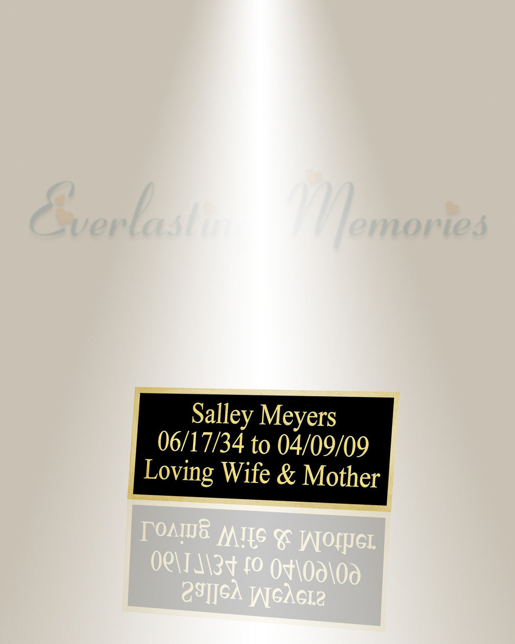 Medium Sculptor Engraved Plate