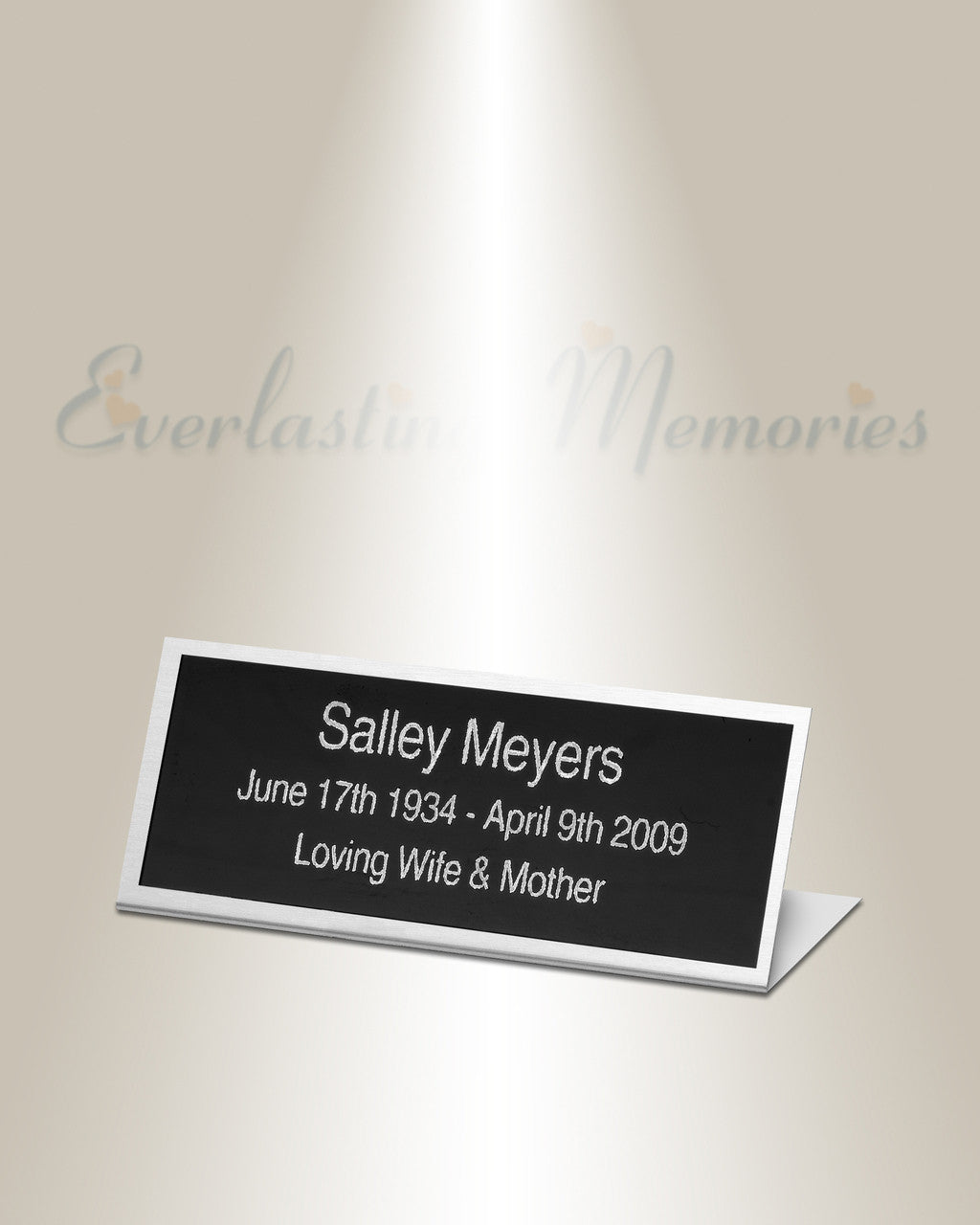 Pegasus Easel Engraved Plate