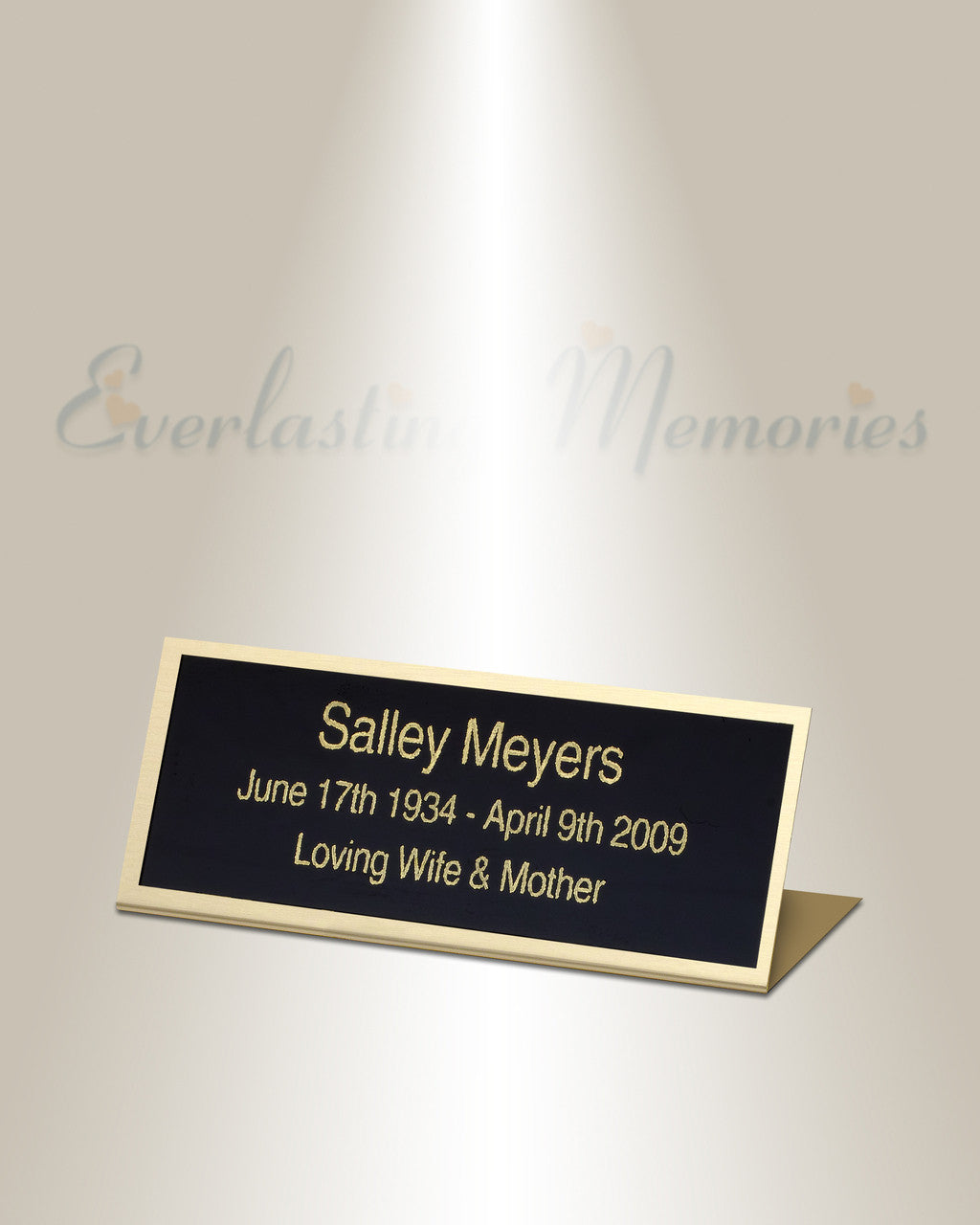Phoenix Easel Engraved Plate