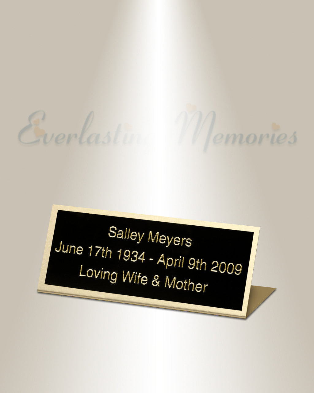 Virgo Easel Engraved Plate