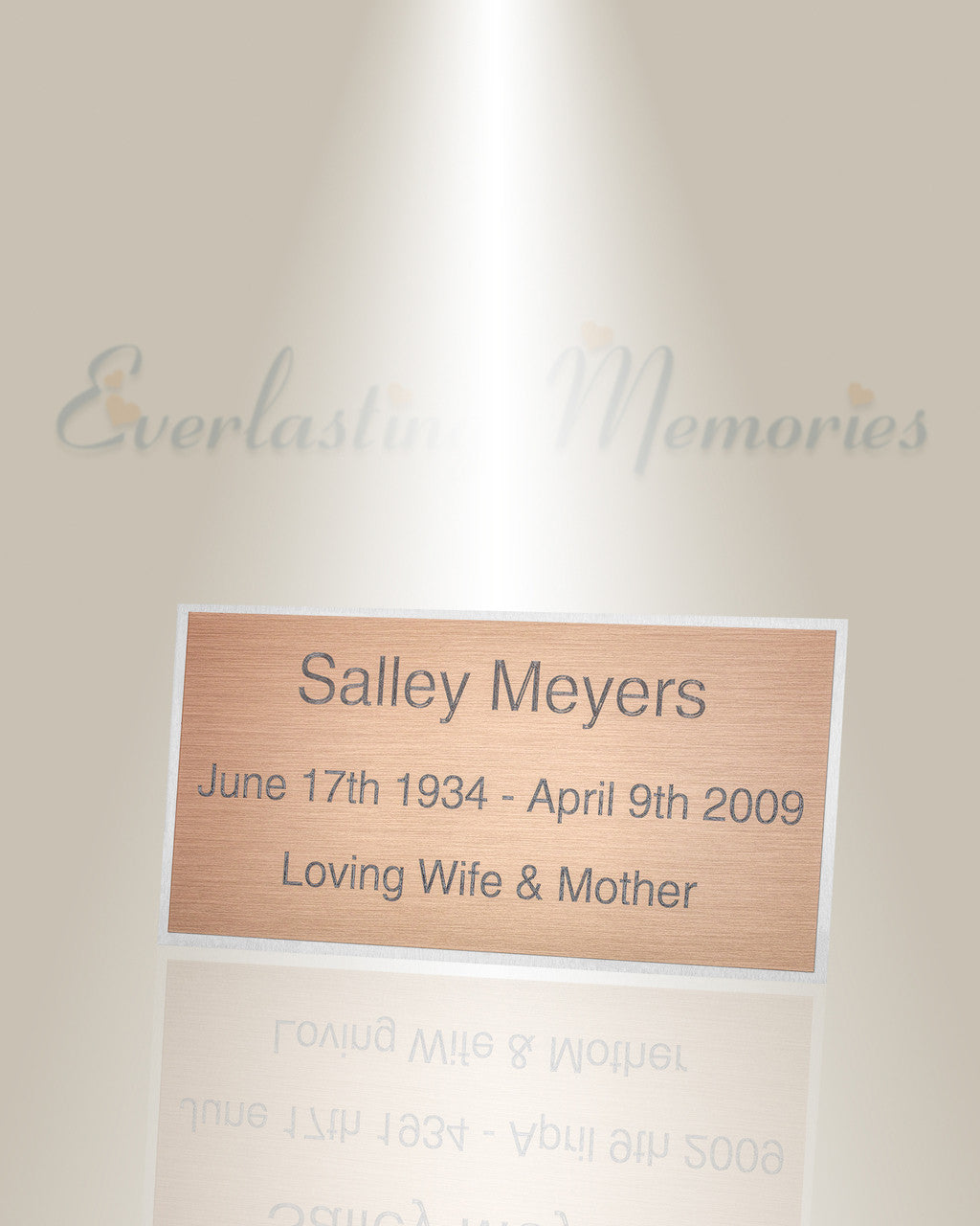 Large Orion Engraved Plate