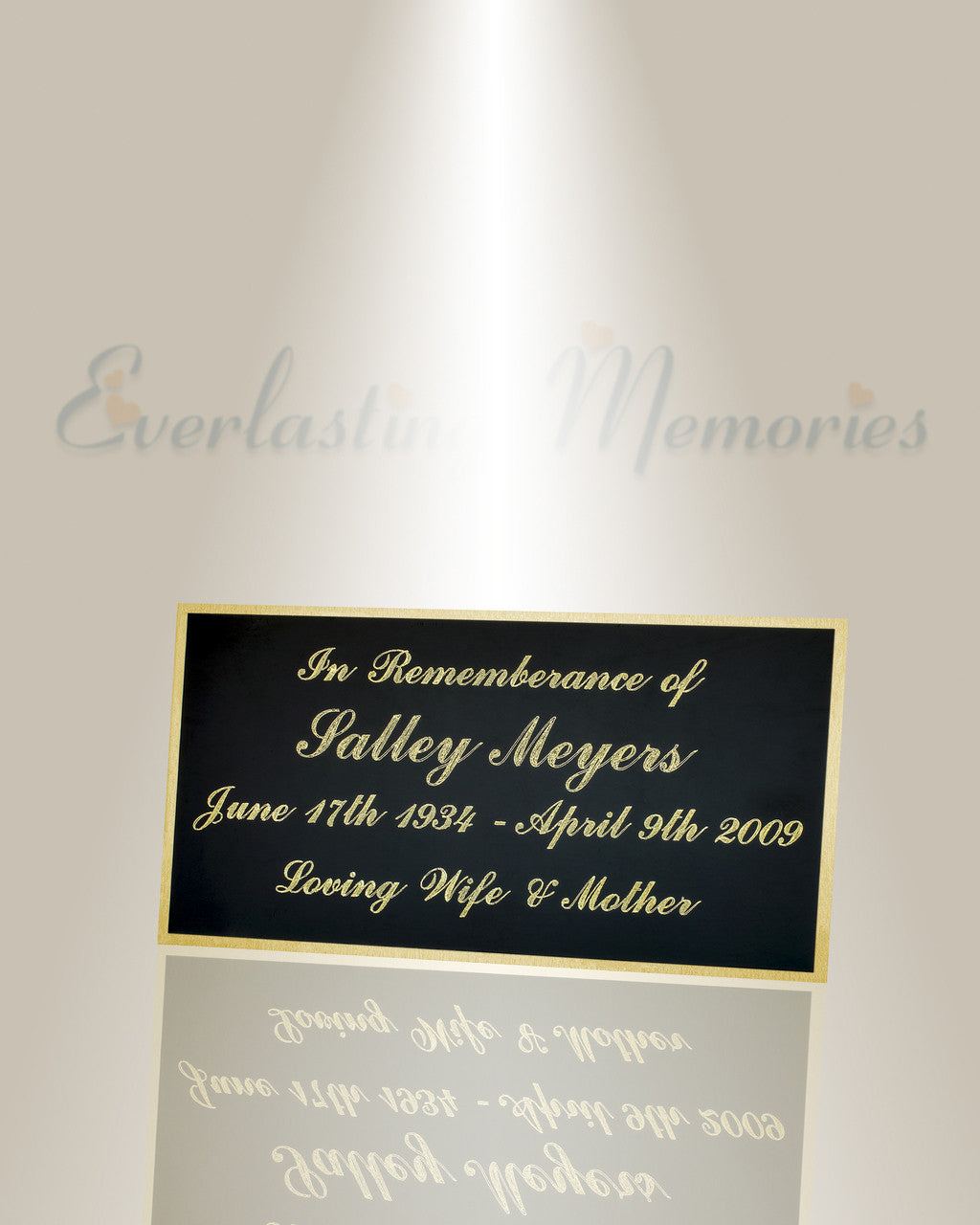 Large Cosmos Engraved Plate