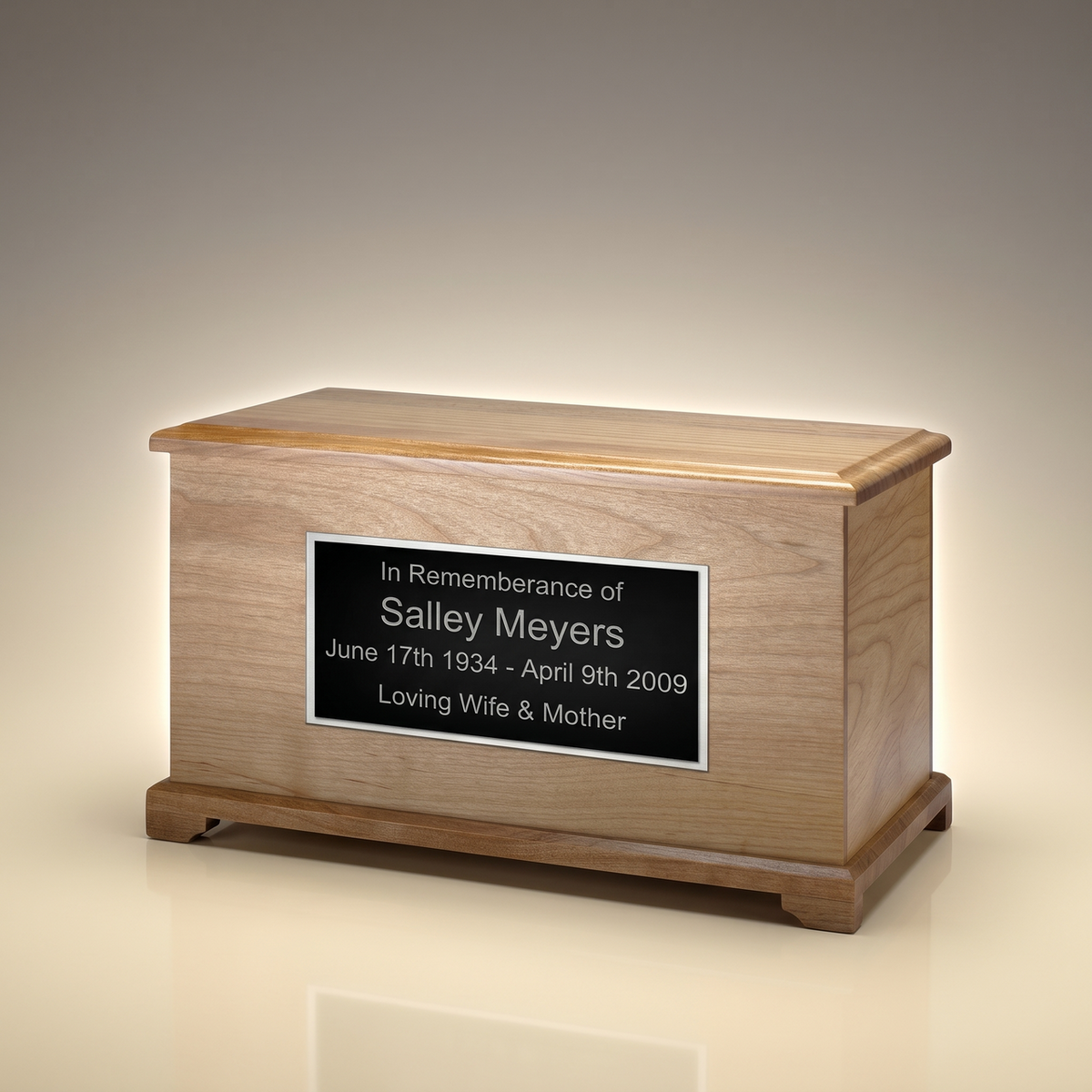Natural Alder Kindred Cremation Urn