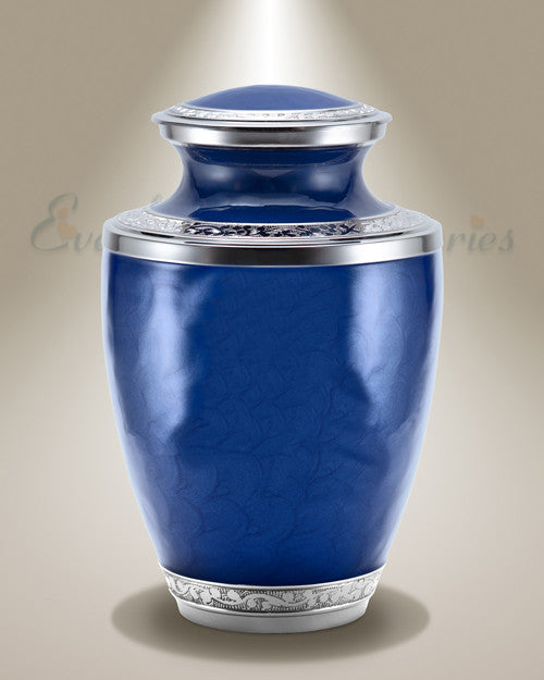 Pearl Beauty Ocean Blue Individual Cremation Urn