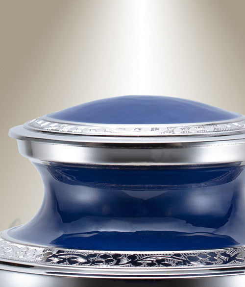 Pearl Beauty Ocean Blue Individual Cremation Urn