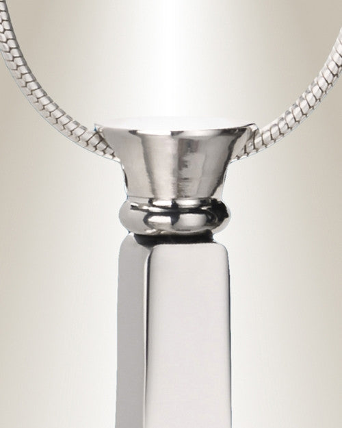 Forever Collection Silver Remembrance Cross Locket Necklace