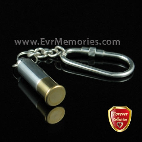 Forever Collection Shotgun Shell Keychain Memorial Urn Jewelry