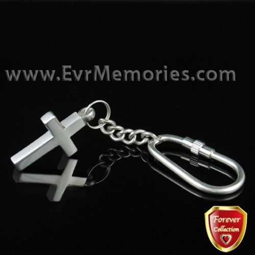 Forever Collection Remembrance Cross Keychain Jewelry Urn
