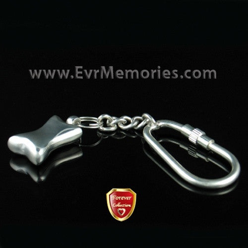 Forever Collection Silver Timeless Keychain Ash Jewelry