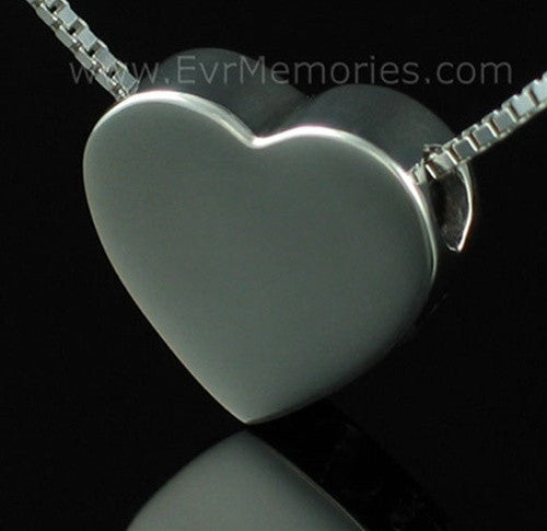 Sterling Silver Sliding Heart Urn Necklace