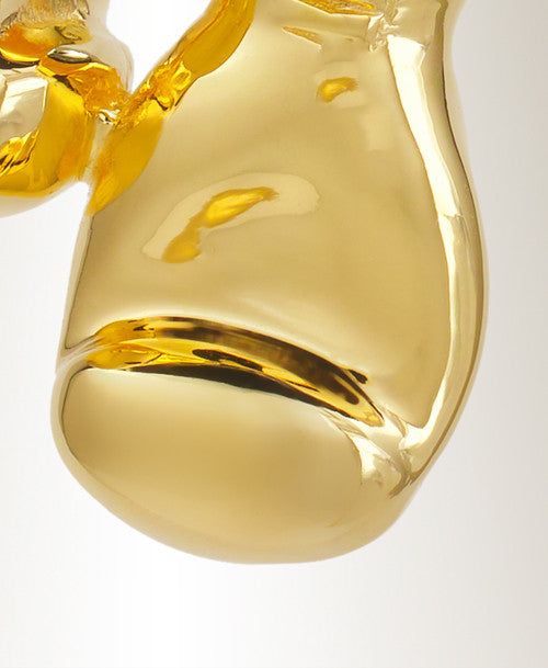 14K Gold Boxing Necklace Urn