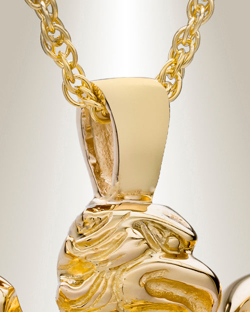 14K Gold Night Rider Funeral Jewelry