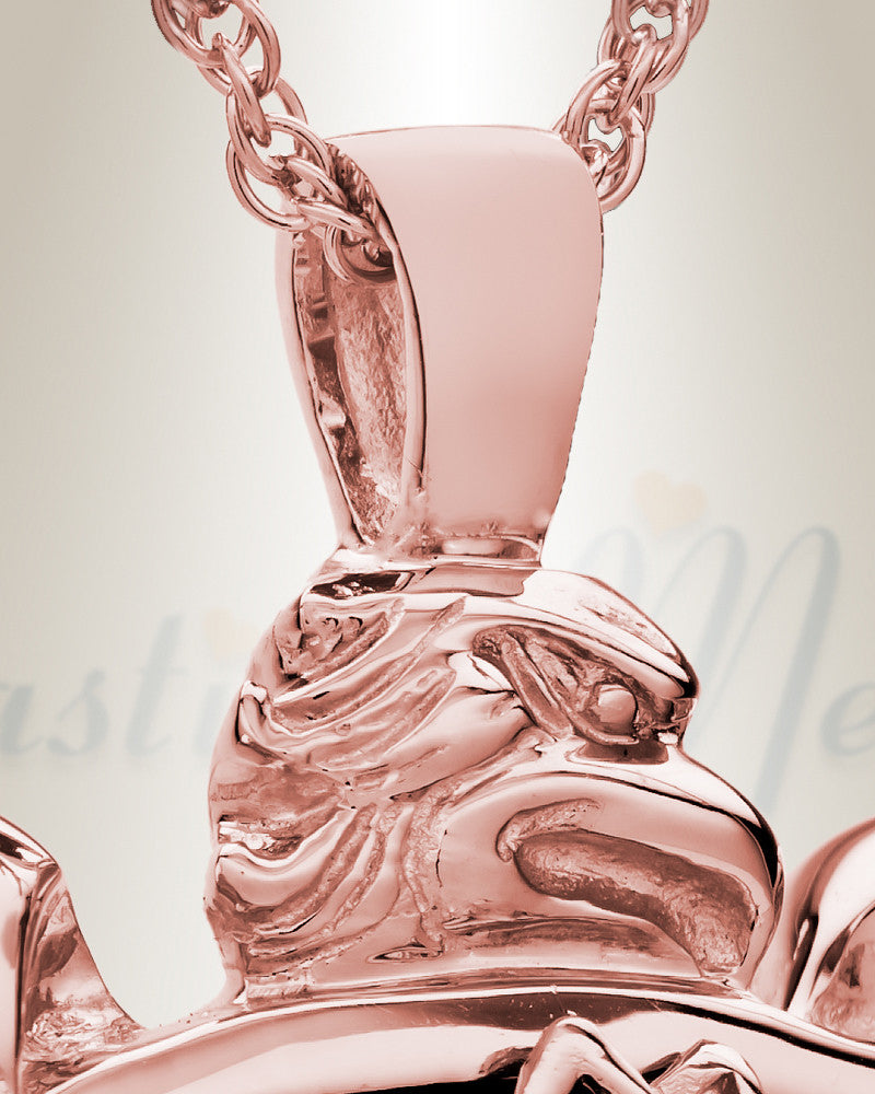 14K Rose Gold Night Rider Funeral Jewelry