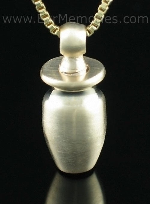 14K Gold Small Urn Memorial Locket